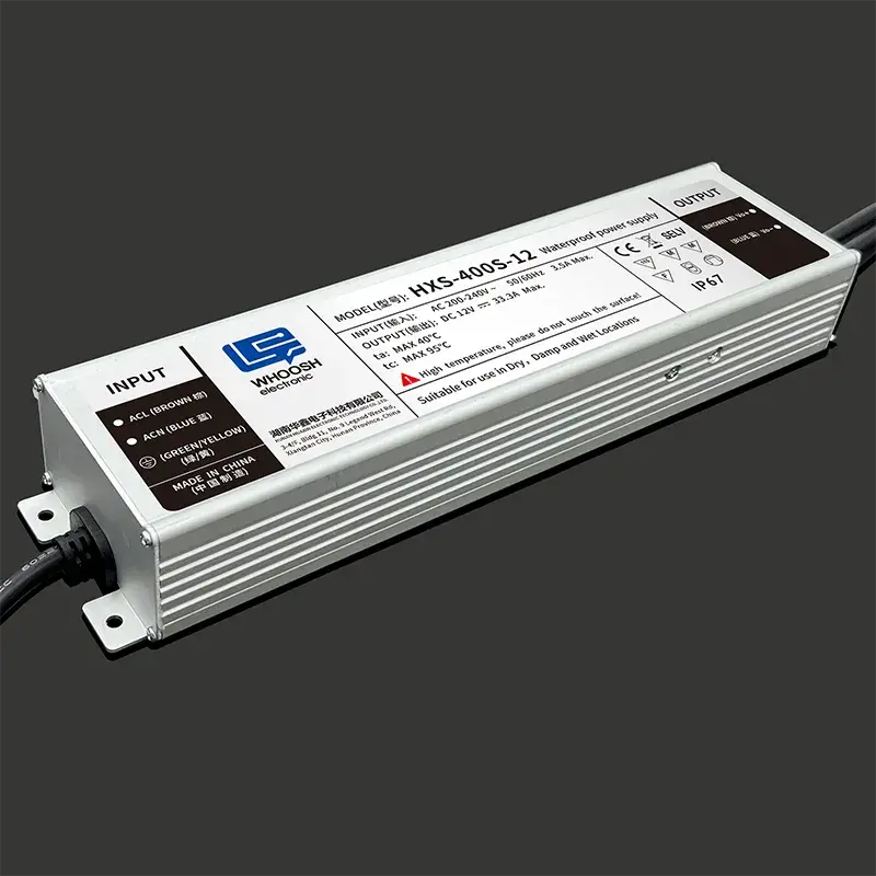 Alimentation étanche IP67 400 W Usine de 20 ans avec département R&D